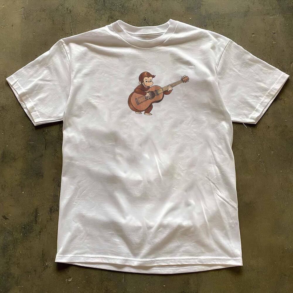 Style Curious George White T-Shirt